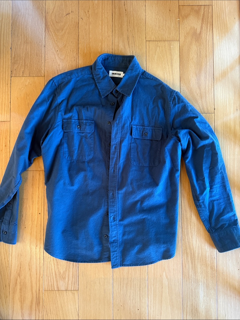 Taylor Stitch Men's Button-Down Shirt in Royal Blue